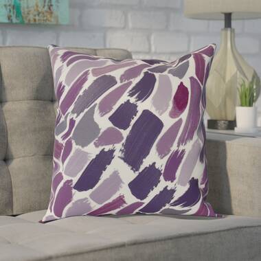 Purple outdoor throw store pillows